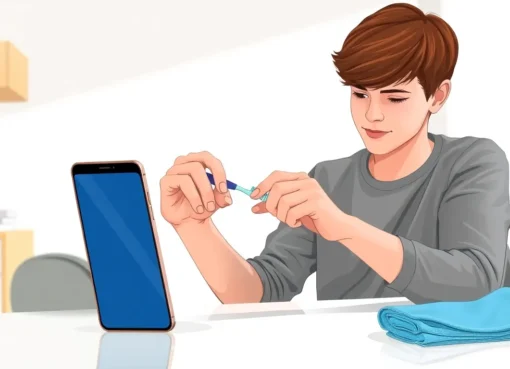 how to clean the charging port on my phone