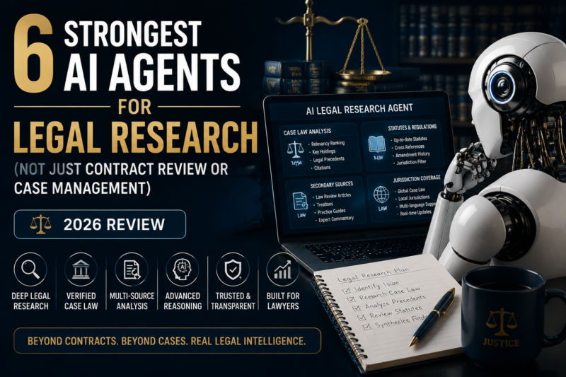 Advanced AI Agents Transforming Legal Research Beyond Contract Analysis and Case Management &ndash; 2026 Insights