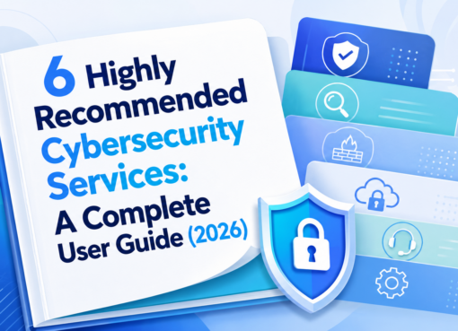 This is a cover image that shows the article is about six highly trusted cybersecurity companies